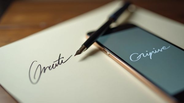 Signature manuscrite vs signature électronique : le comparatif complet